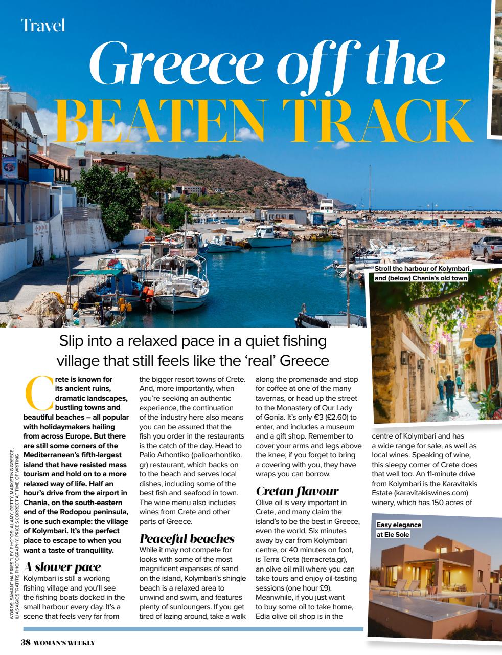 Woman's Weekly Preview Pages