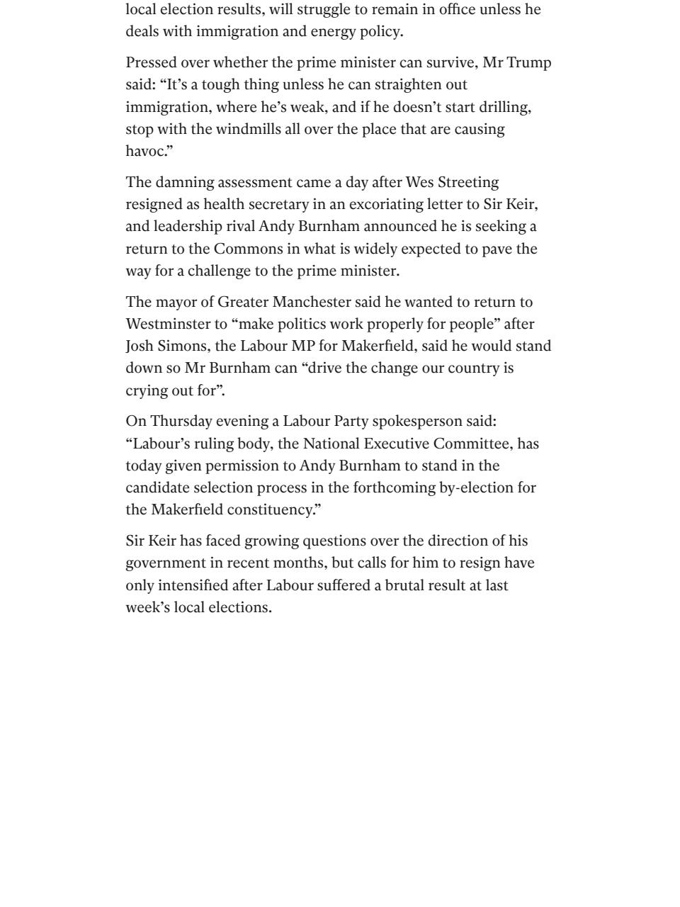 The Independent Daily Edition Newspaper Preview Pages