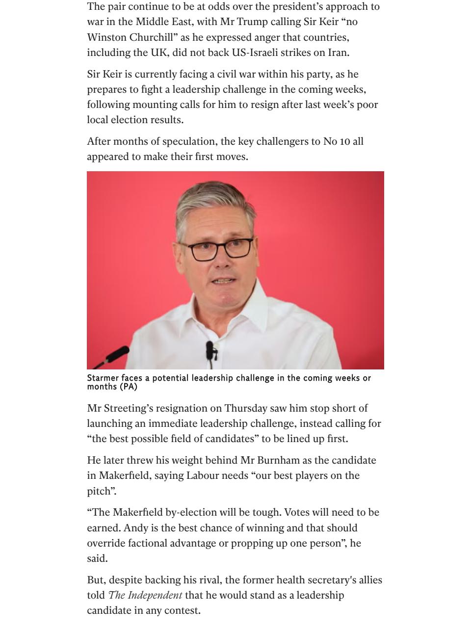 The Independent Daily Edition Newspaper Preview Pages