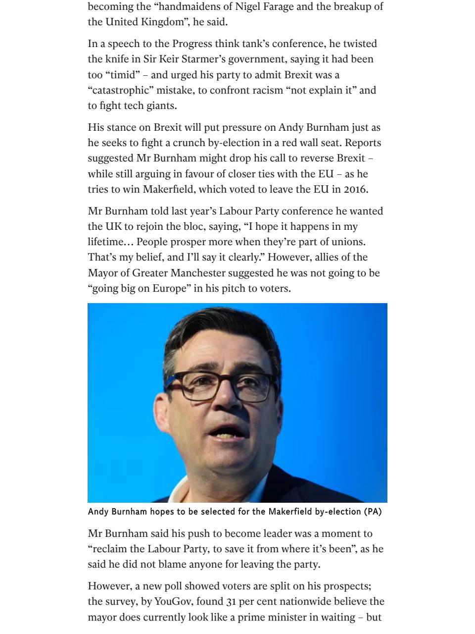 The Independent Daily Edition Newspaper Preview Pages