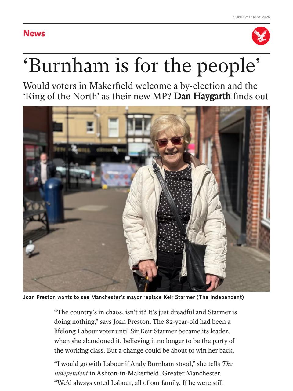 The Independent Daily Edition Newspaper Preview Pages