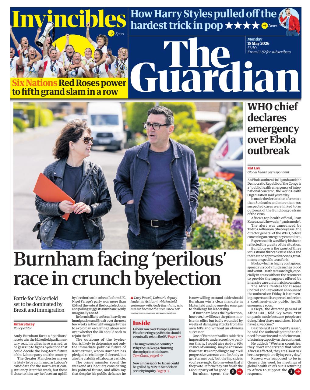 The Guardian Newspaper Preview Pages