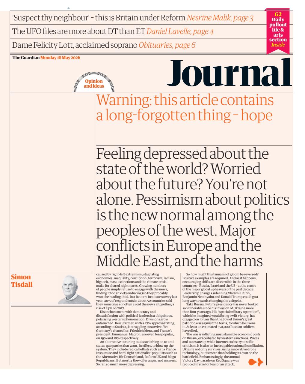 The Guardian Newspaper Preview Pages