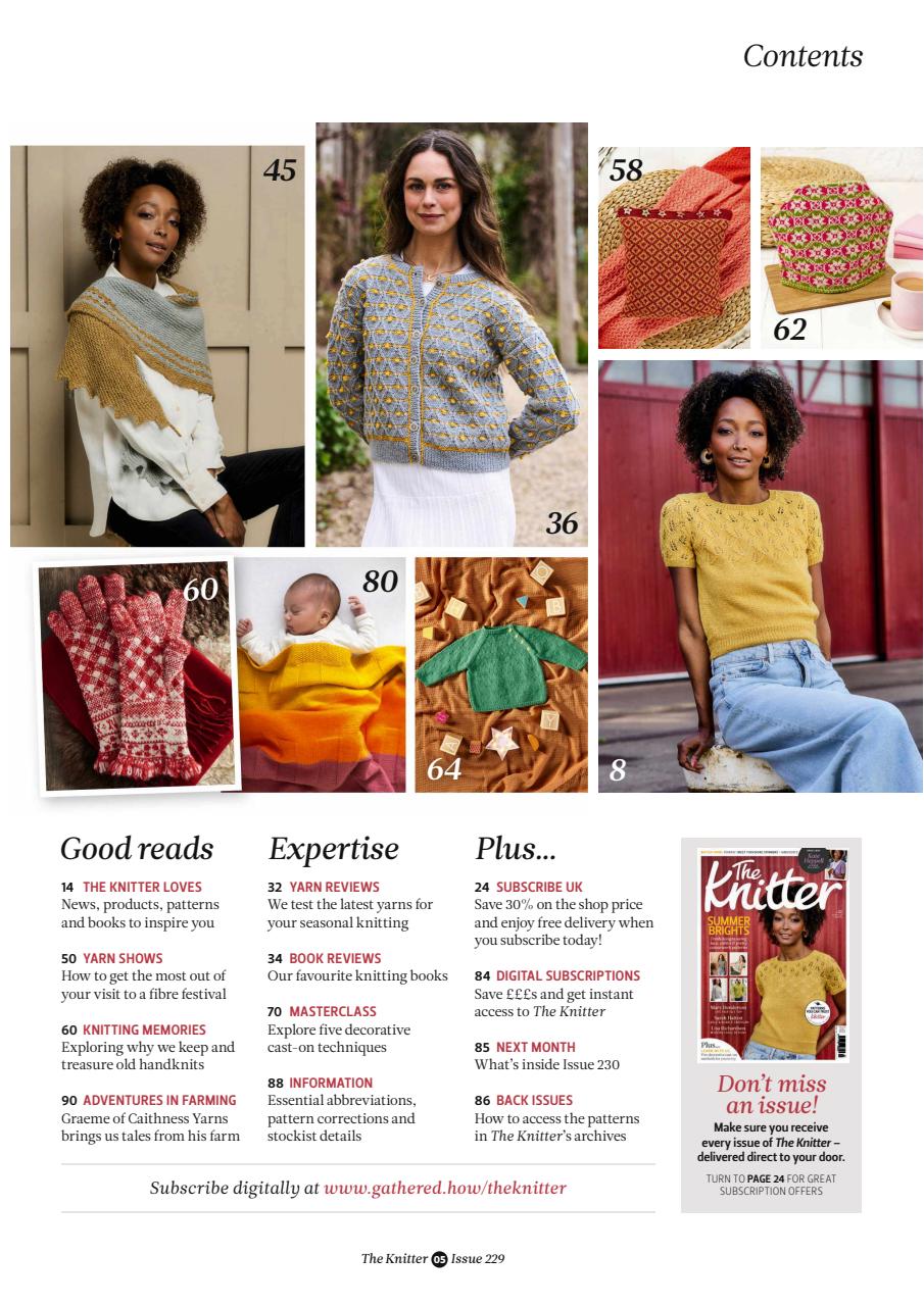 The Knitter Preview Pages