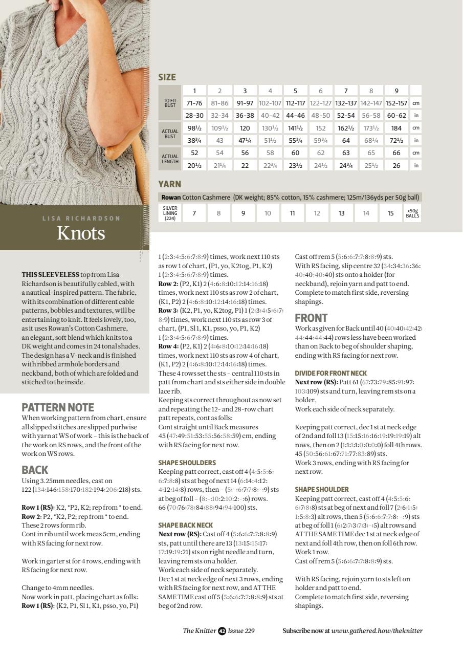 The Knitter Preview Pages