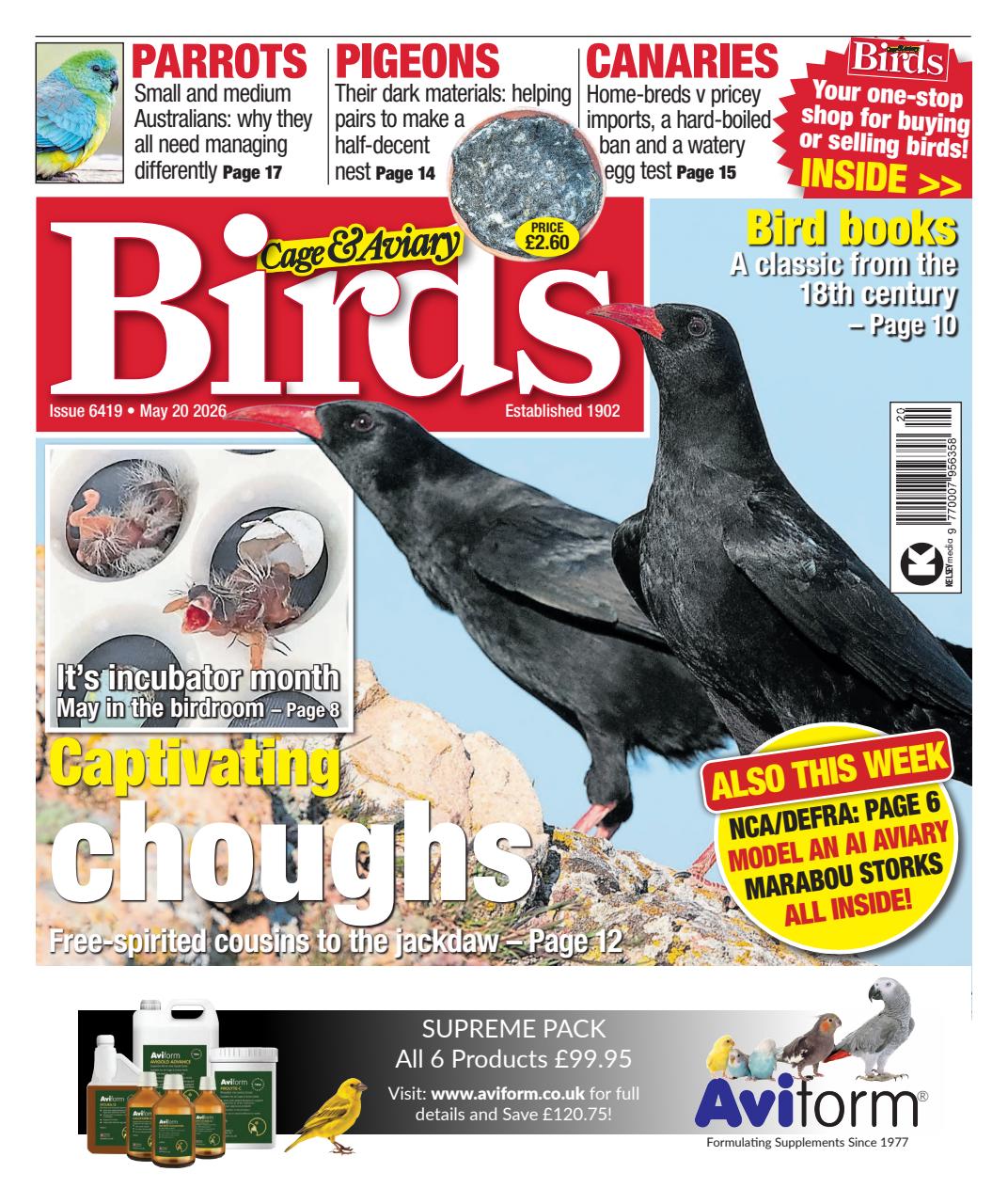 Cage & Aviary Birds Preview Pages