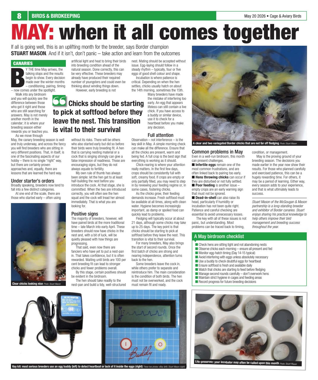 Cage & Aviary Birds Preview Pages