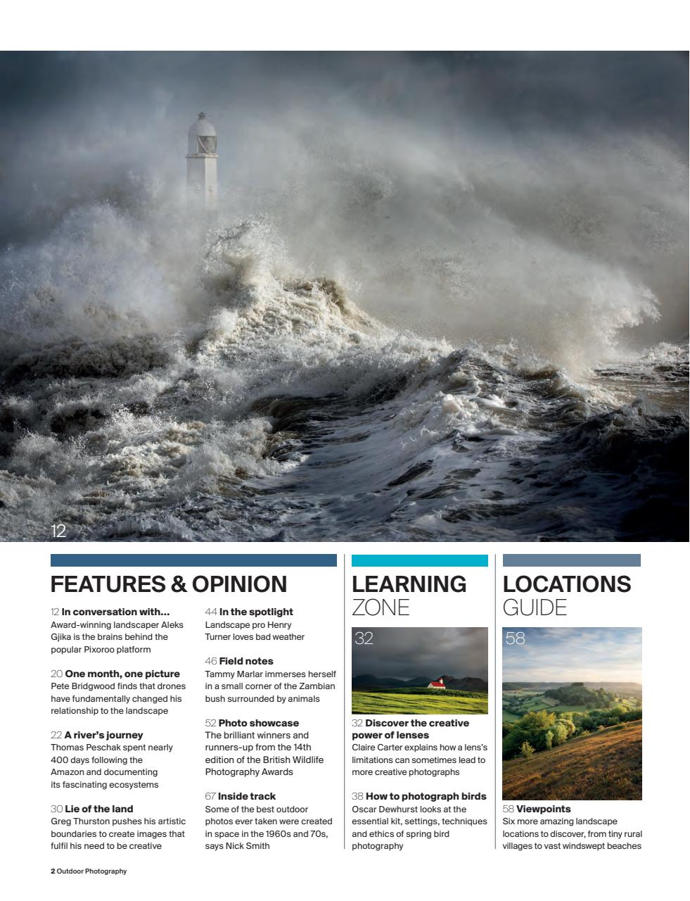 Outdoor Photography Preview Pages