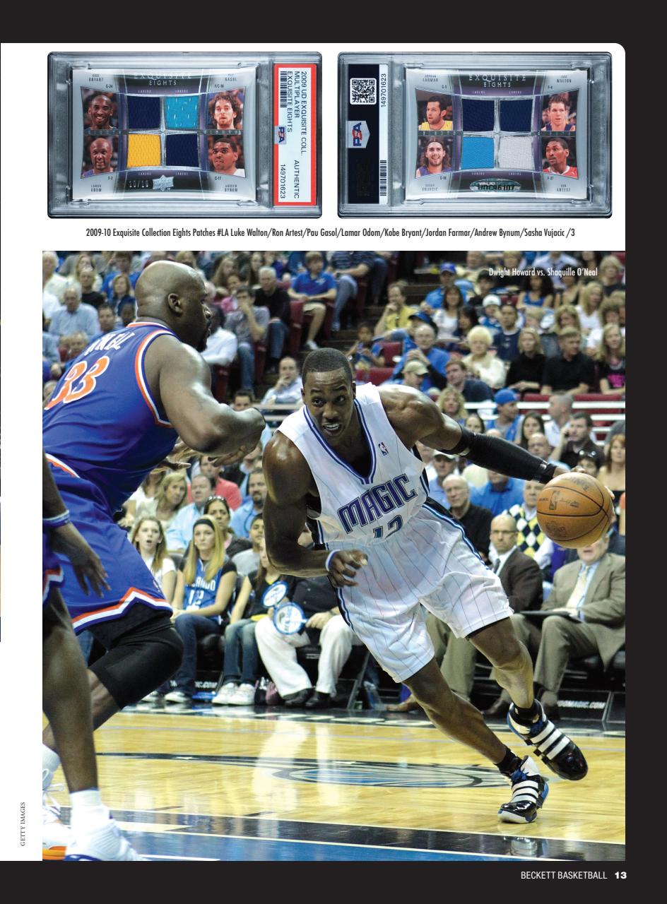 Beckett Basketball Magazine Preview Pages