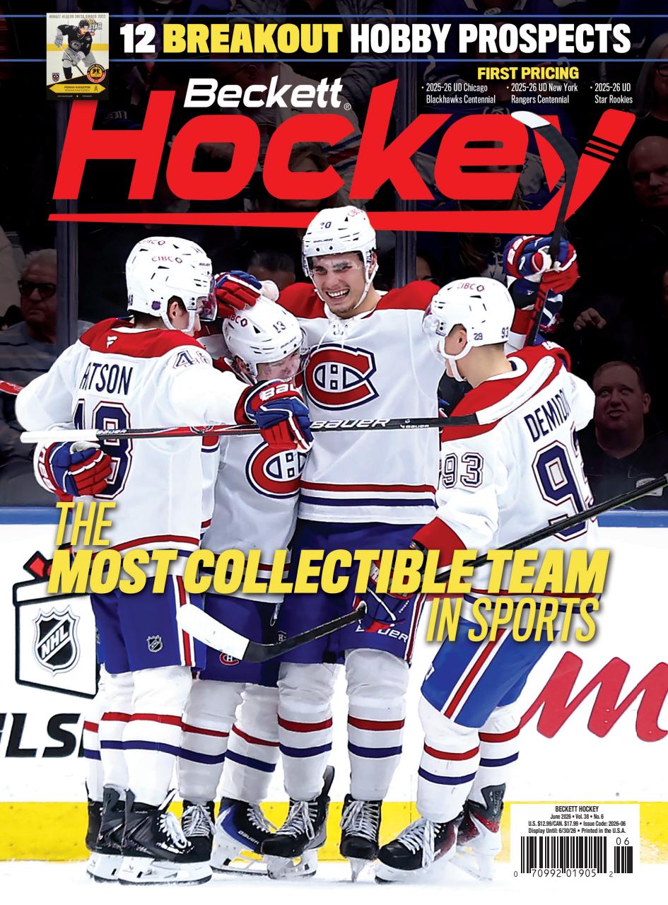 Beckett Hockey Magazine Preview Pages