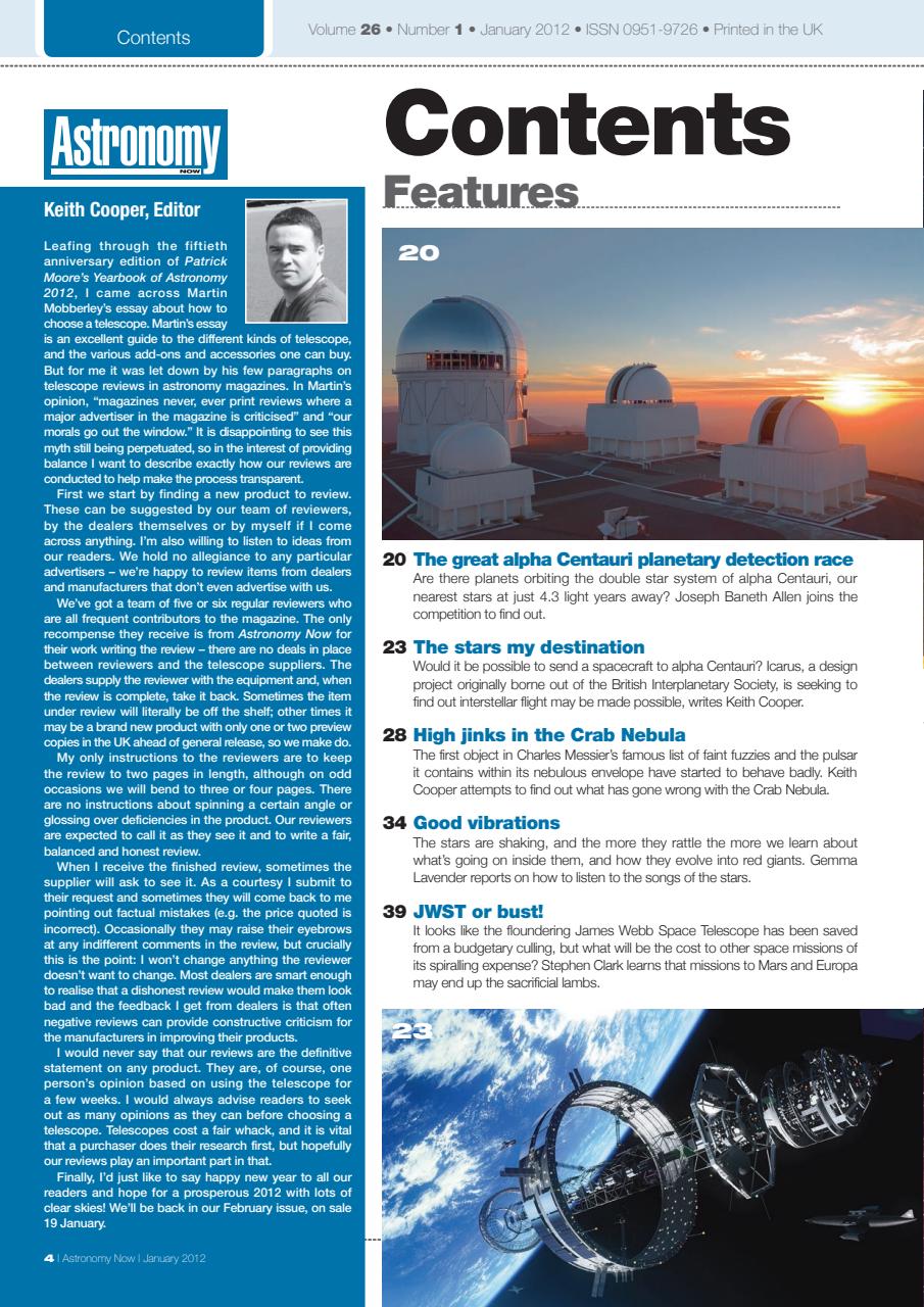 Astronomy Now Preview Pages