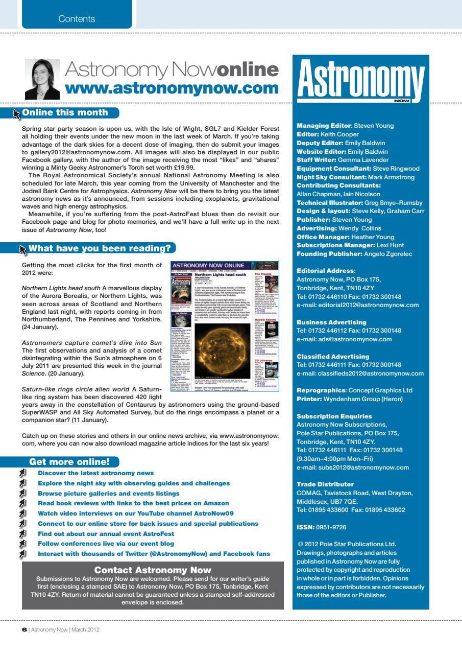 Astronomy Now Preview Pages