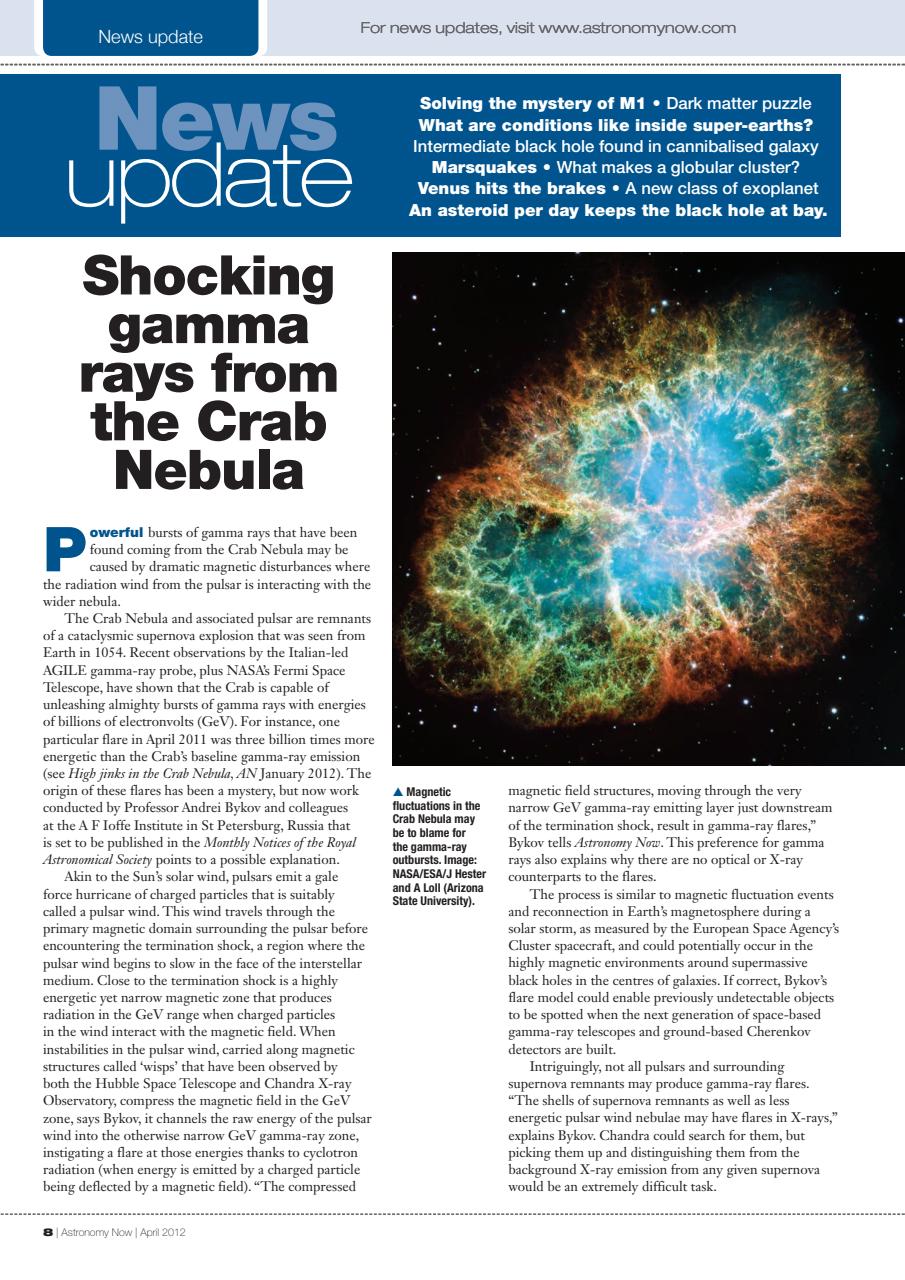 Astronomy Now Preview Pages