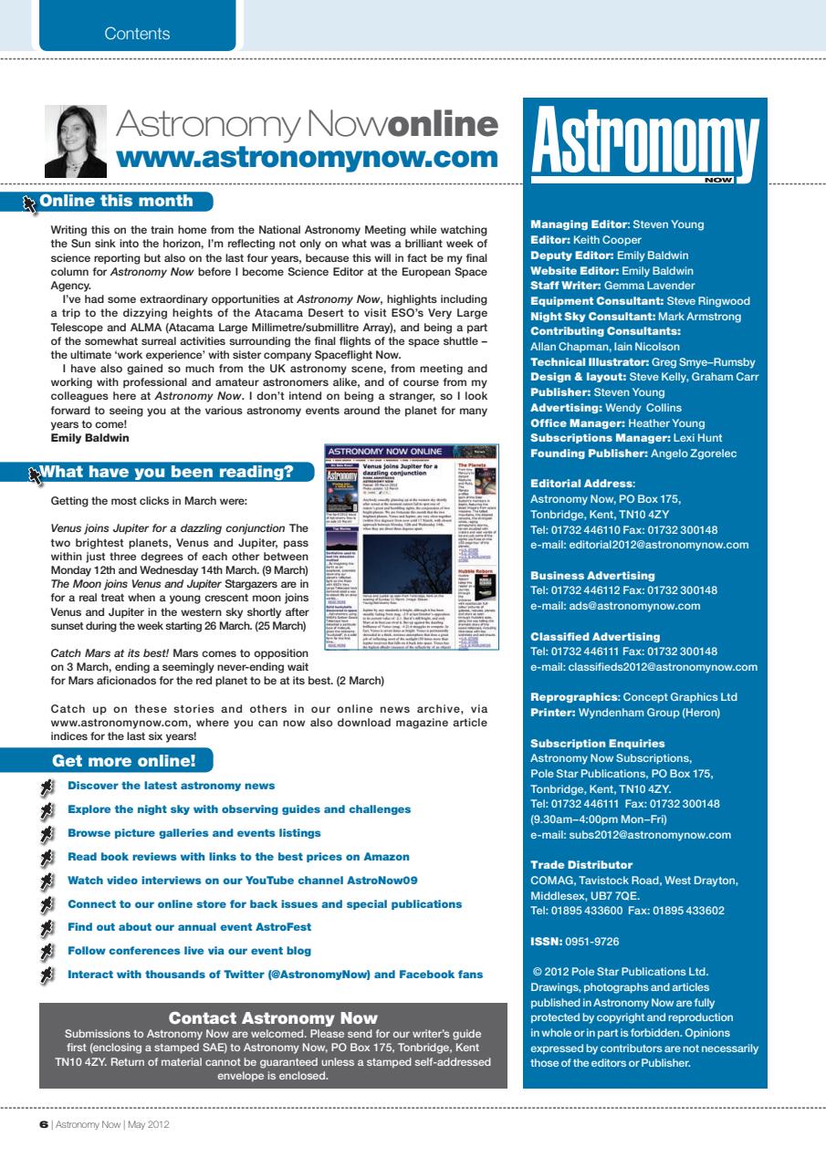 Astronomy Now Preview Pages
