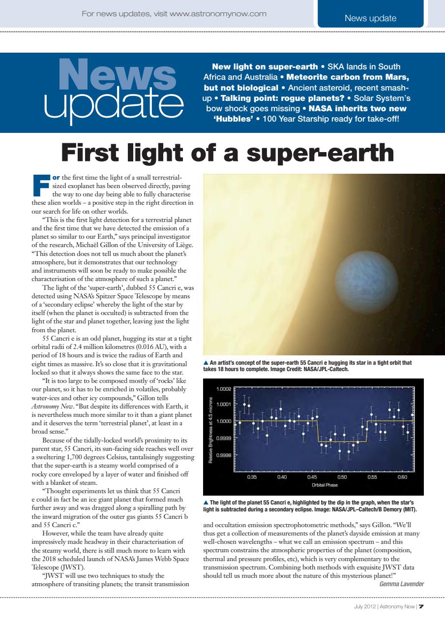 Astronomy Now Preview Pages