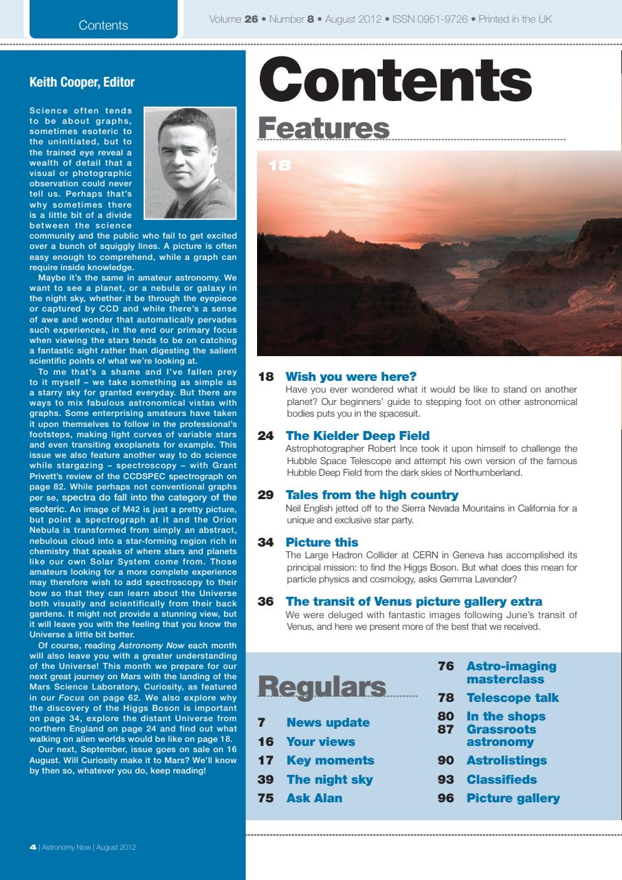 Astronomy Now Preview Pages