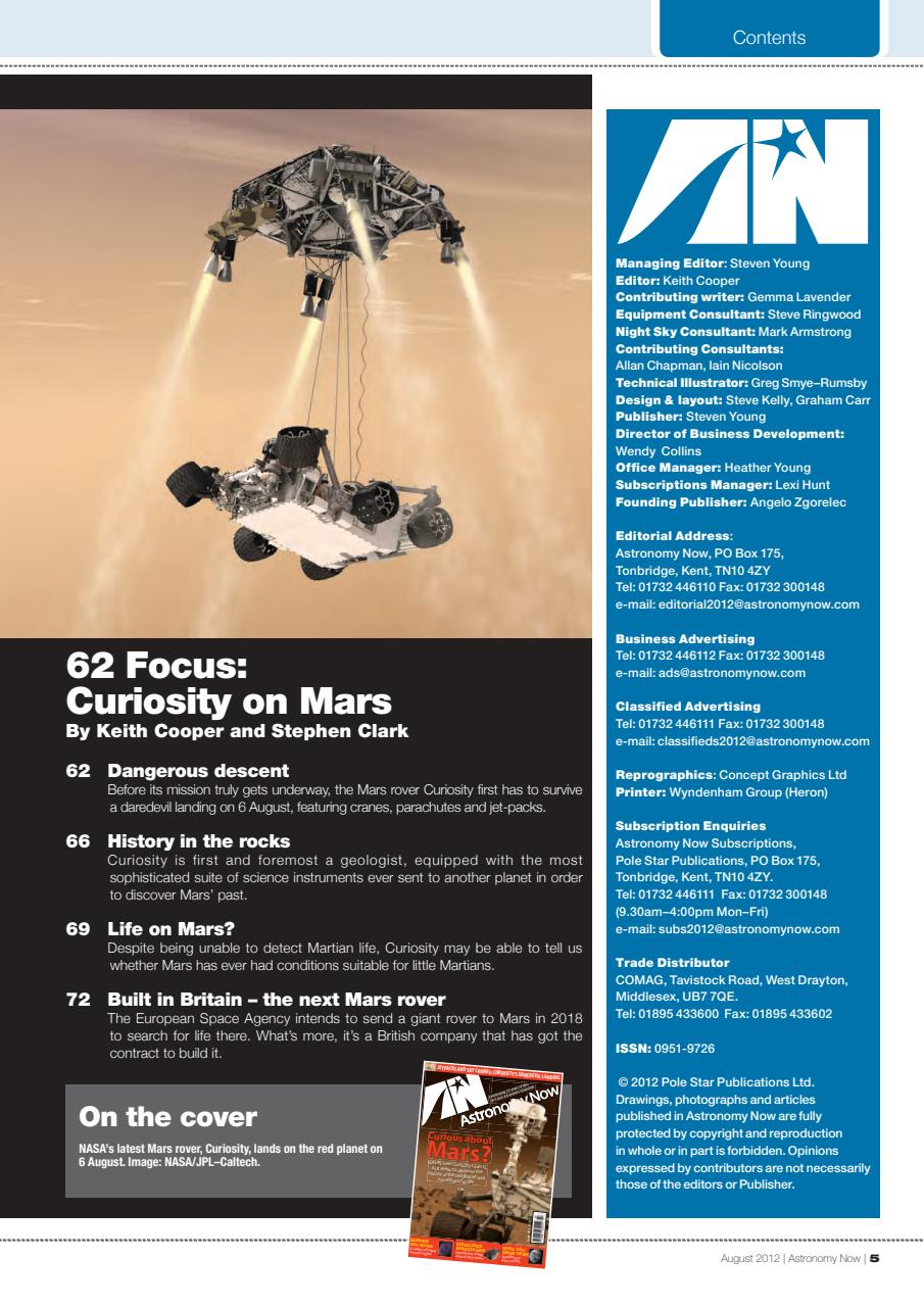 Astronomy Now Preview Pages