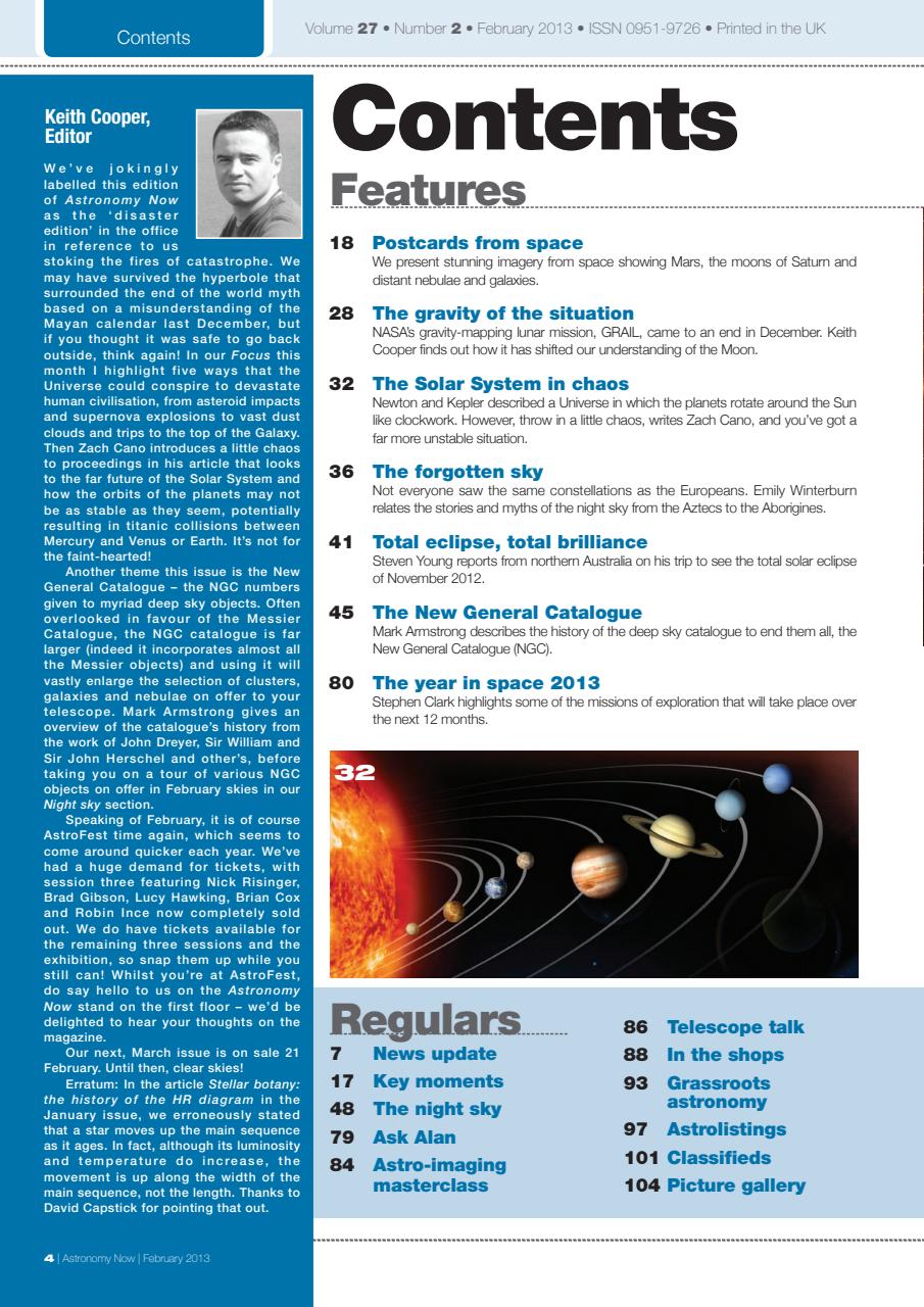 Astronomy Now Preview Pages