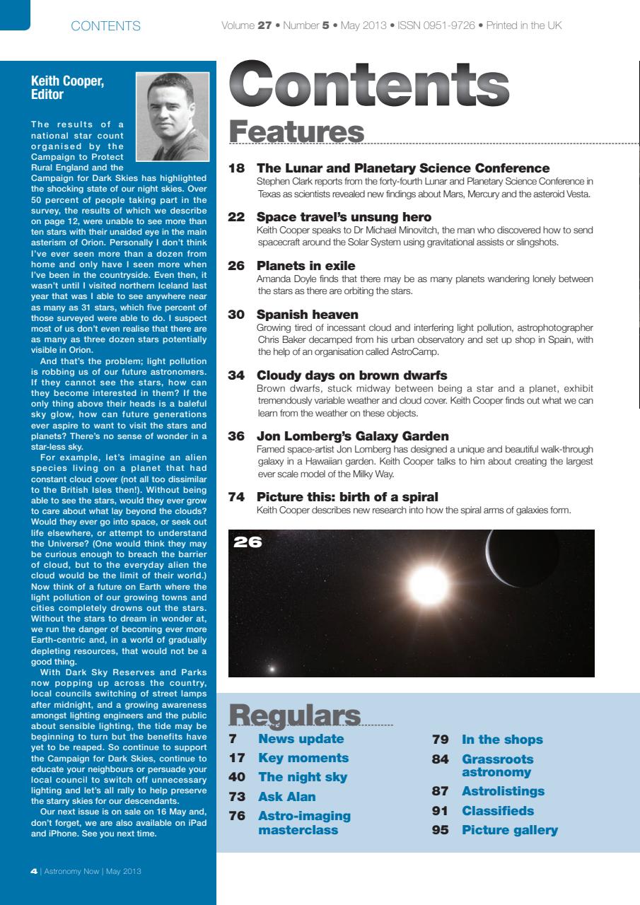 Astronomy Now Preview Pages