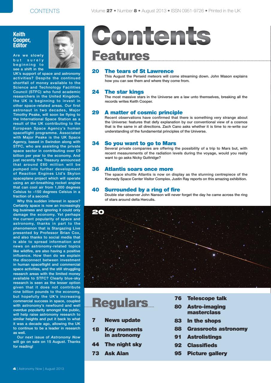 Astronomy Now Preview Pages