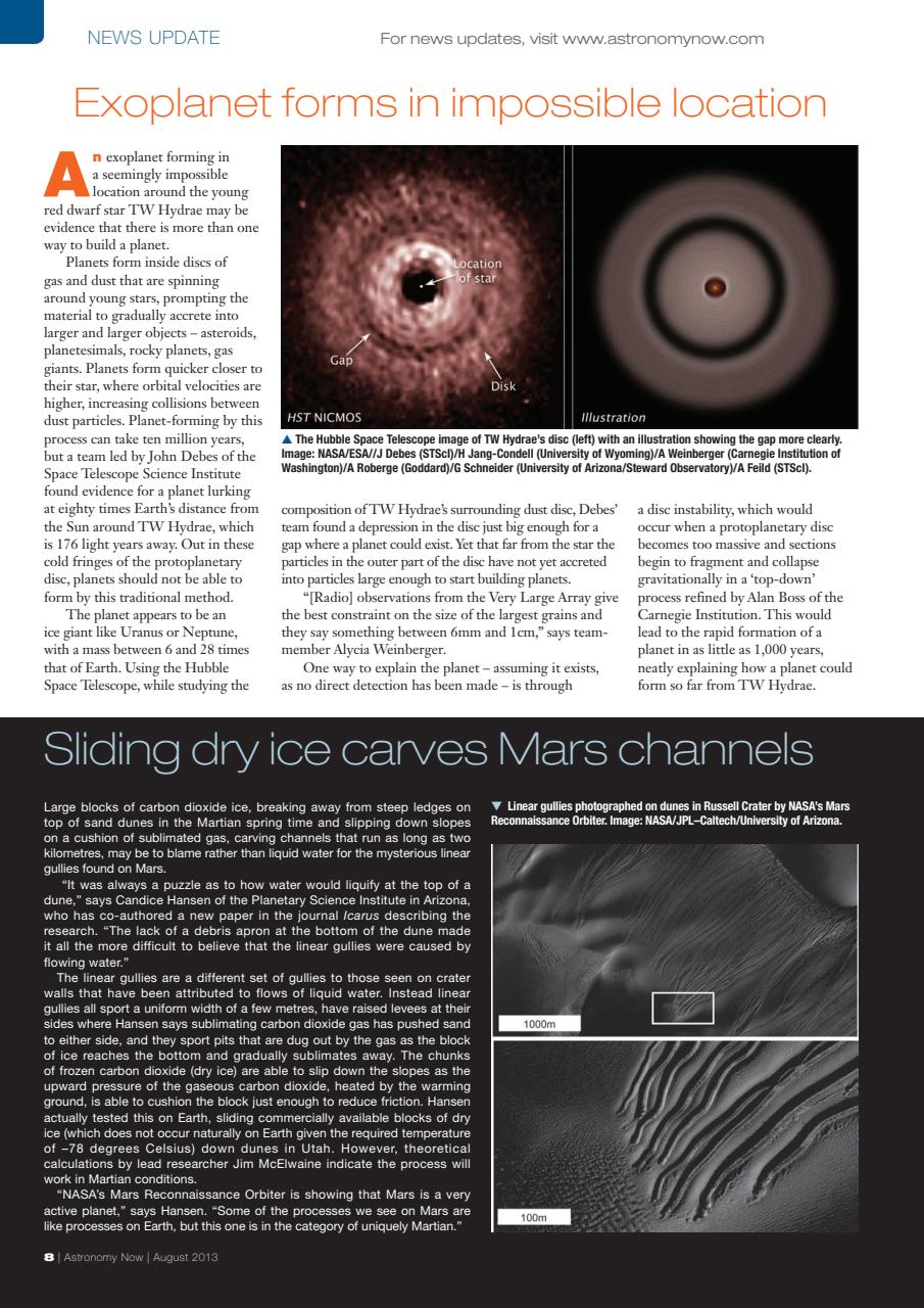 Astronomy Now Preview Pages