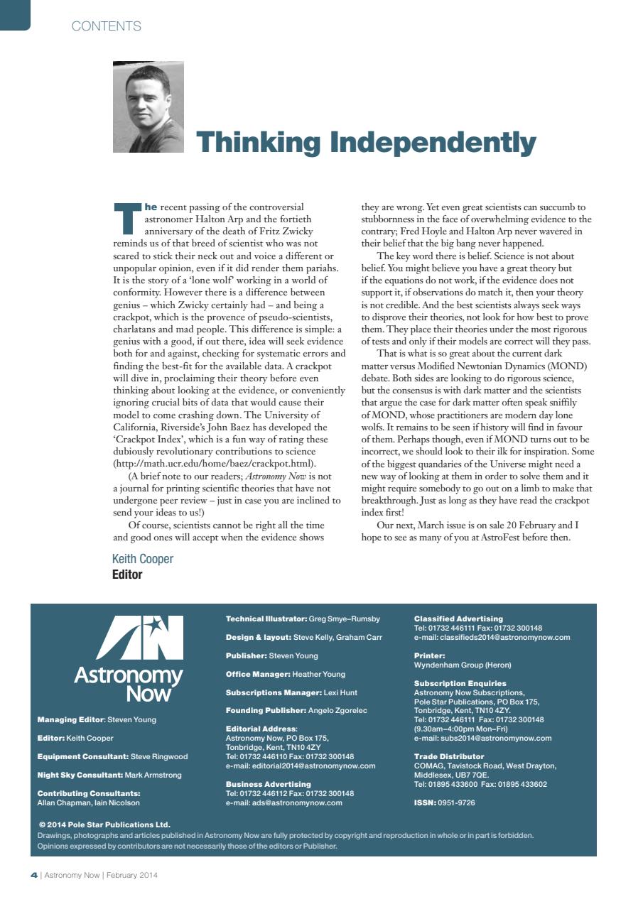 Astronomy Now Preview Pages
