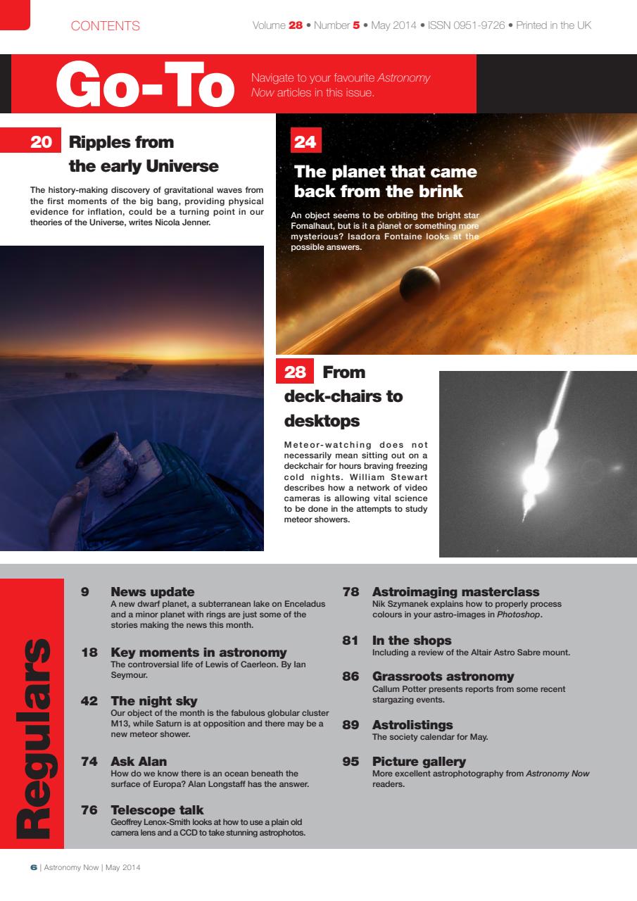 Astronomy Now Preview Pages