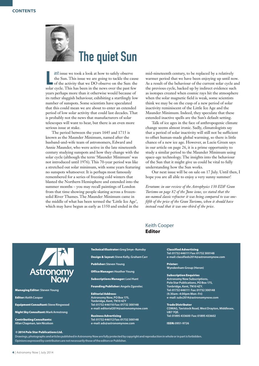 Astronomy Now Preview Pages