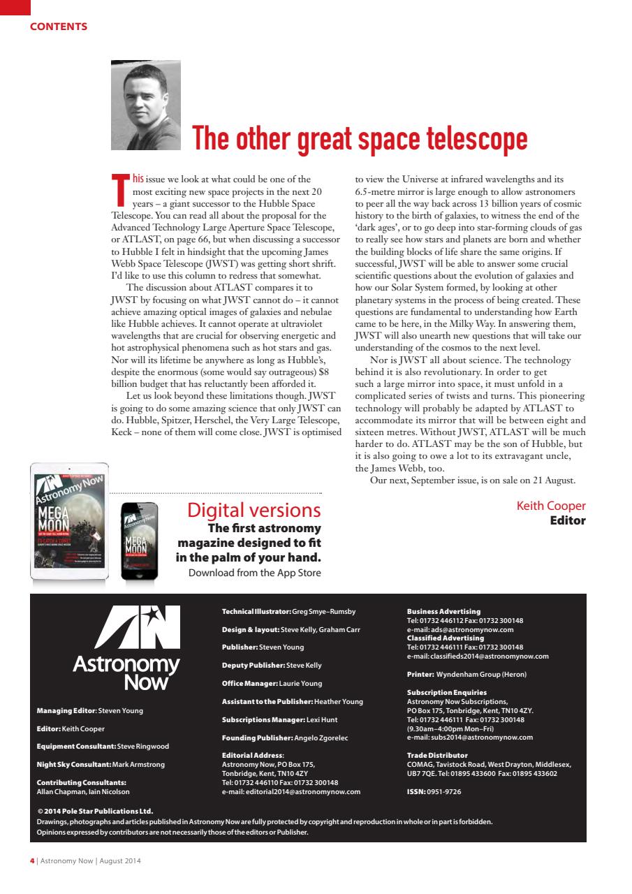 Astronomy Now Preview Pages