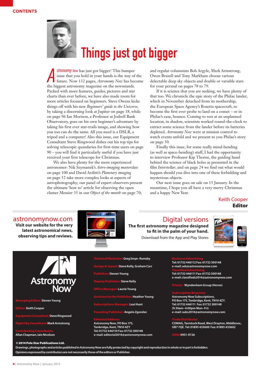Astronomy Now Preview Pages