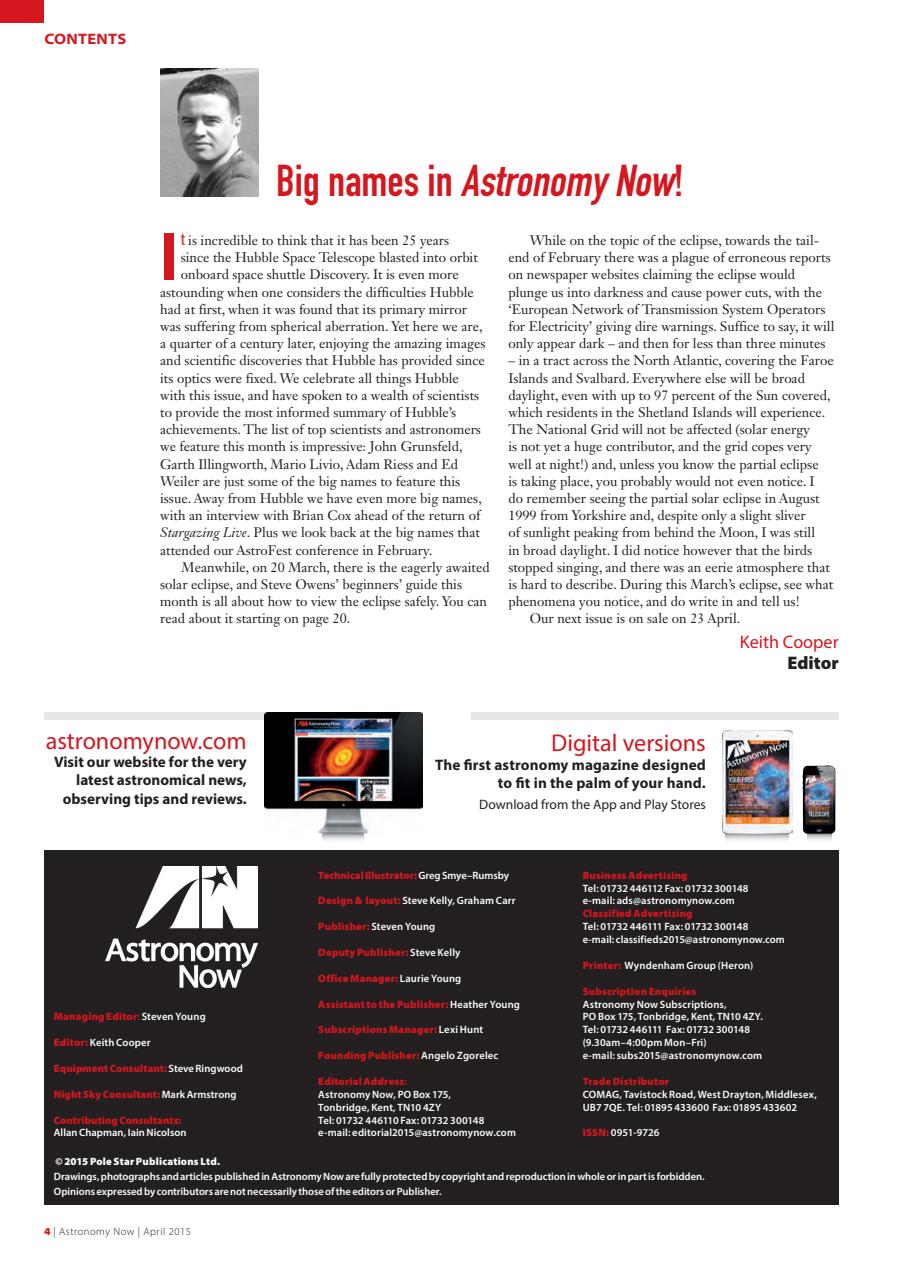 Astronomy Now Preview Pages
