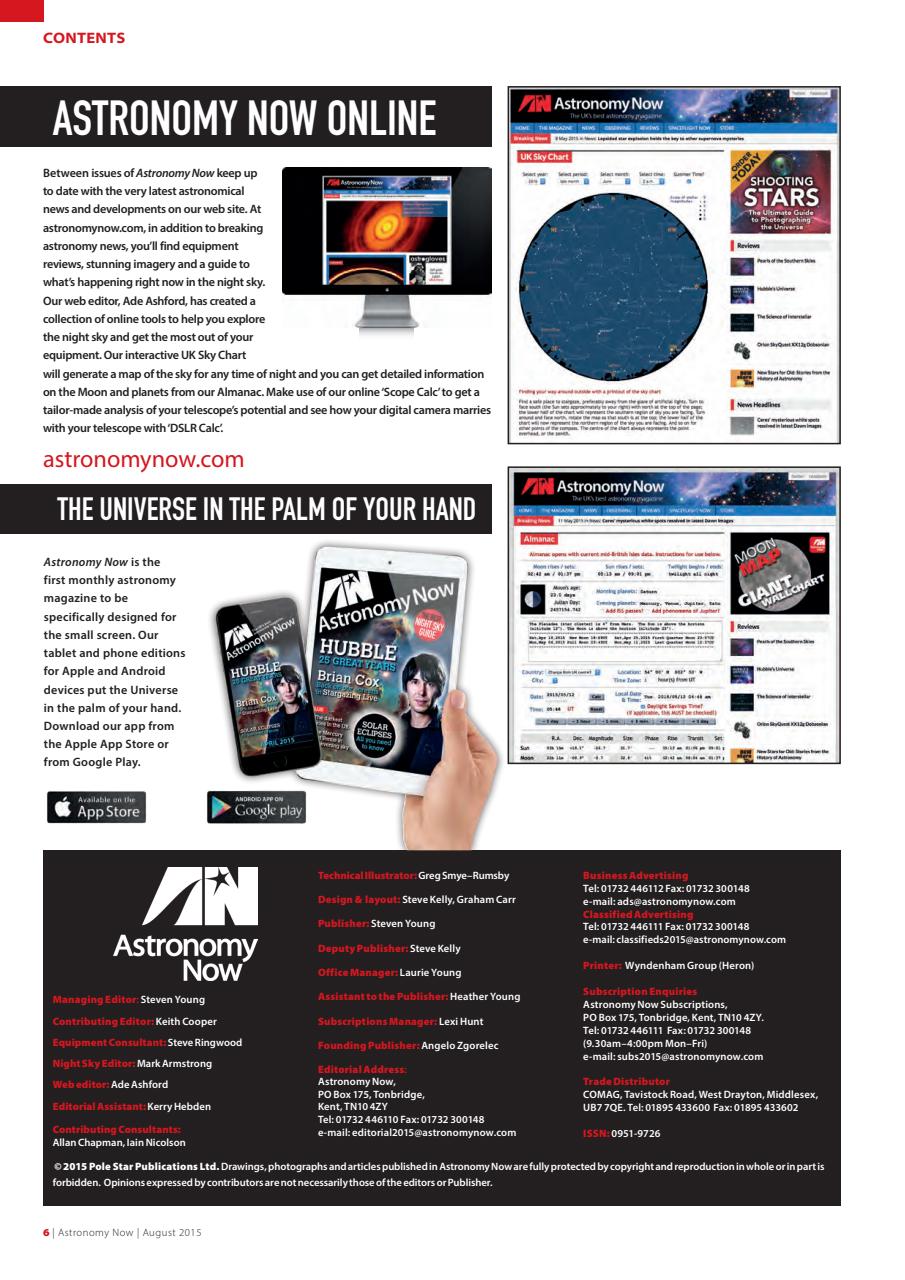 Astronomy Now Preview Pages
