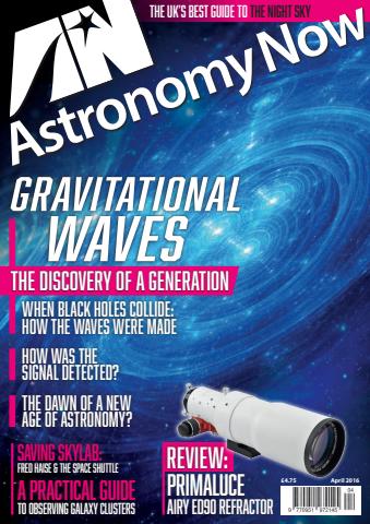 Astronomy Now issue April 2016