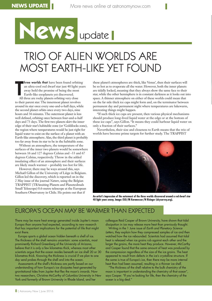 Astronomy Now Preview Pages
