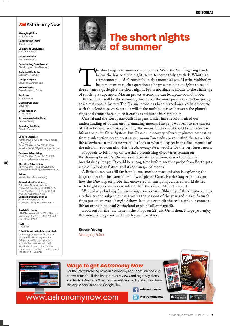 Astronomy Now Preview Pages