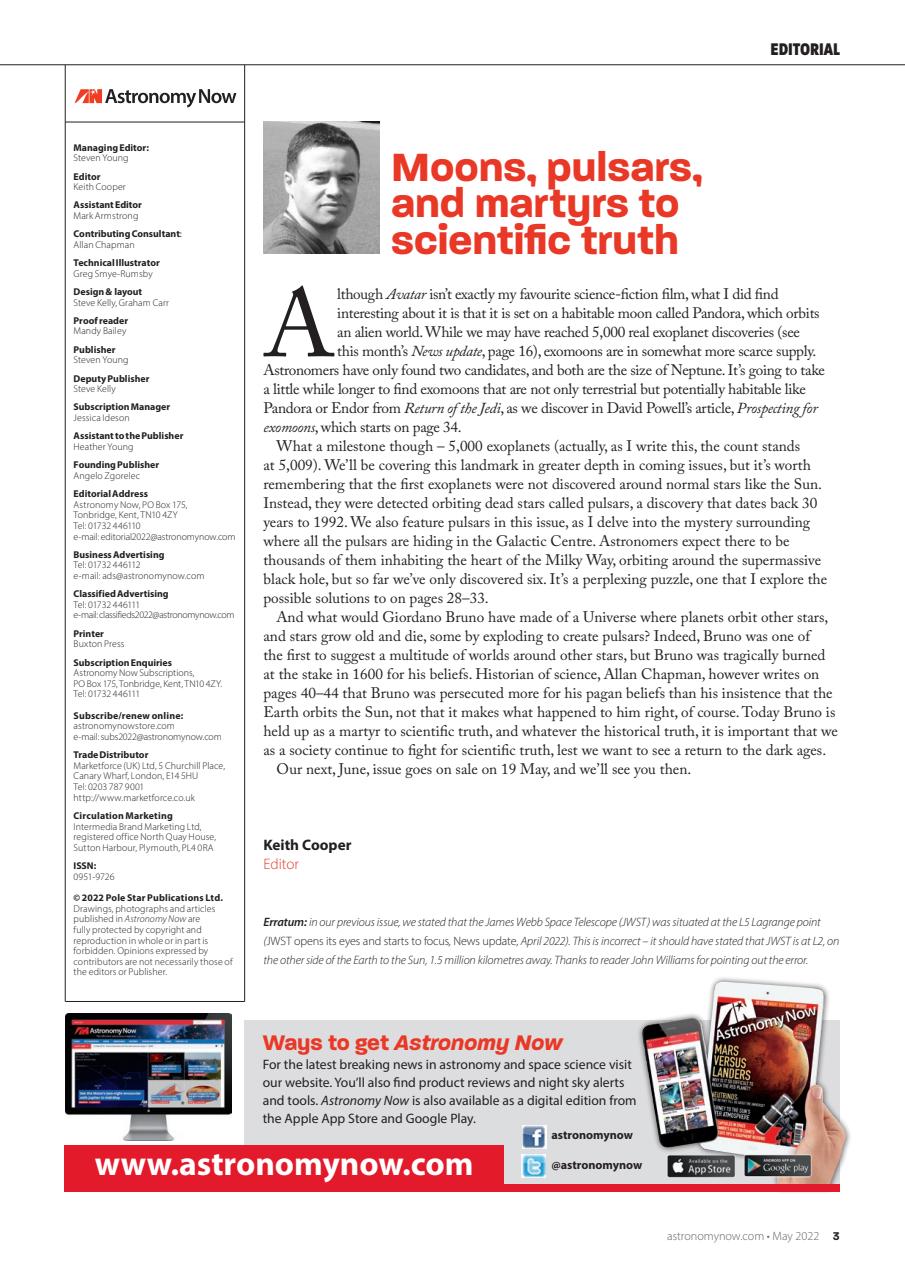 Astronomy Now Preview Pages