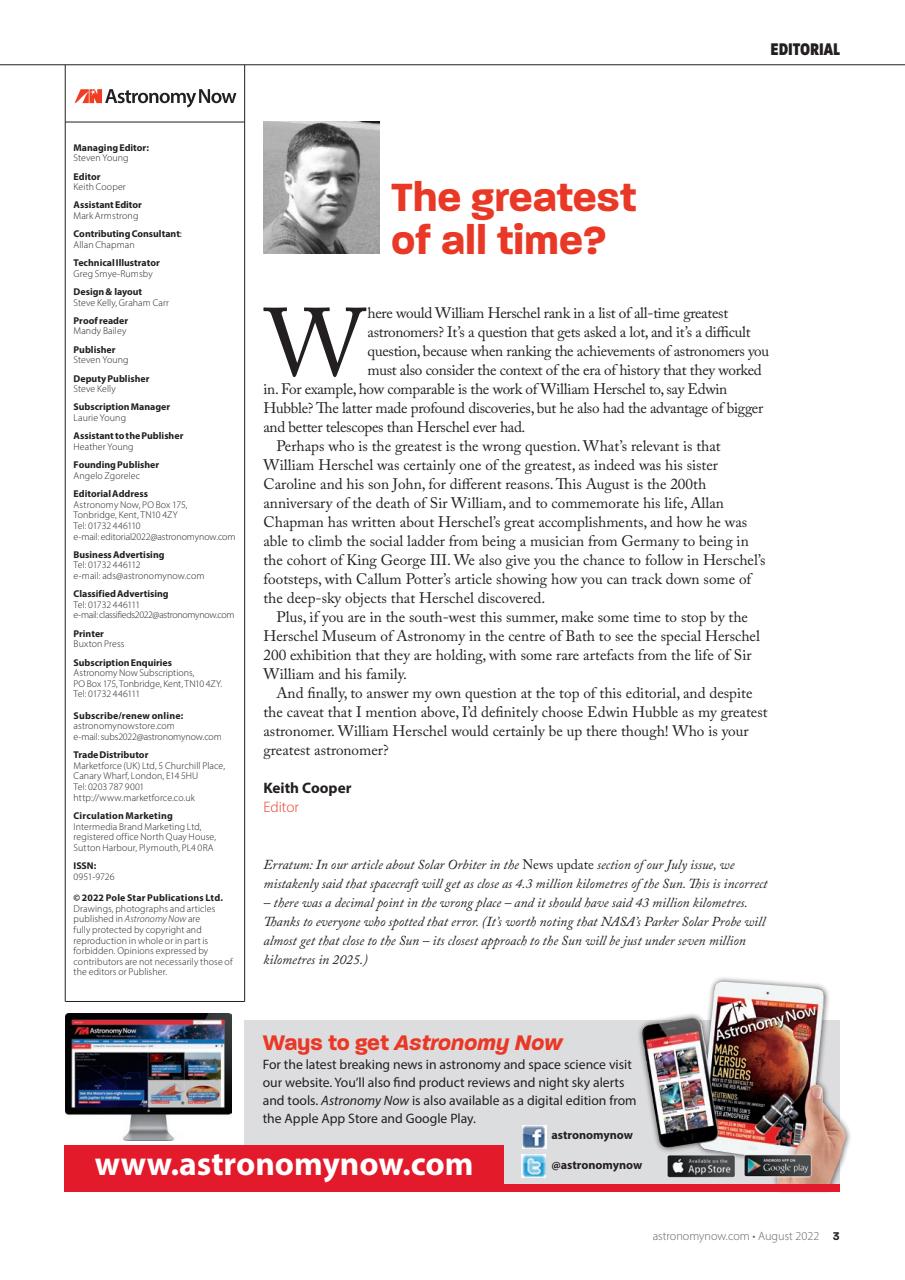 Astronomy Now Preview Pages