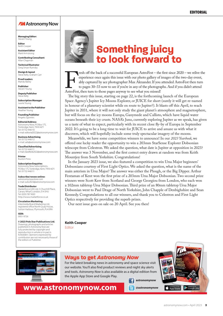 Astronomy Now Preview Pages