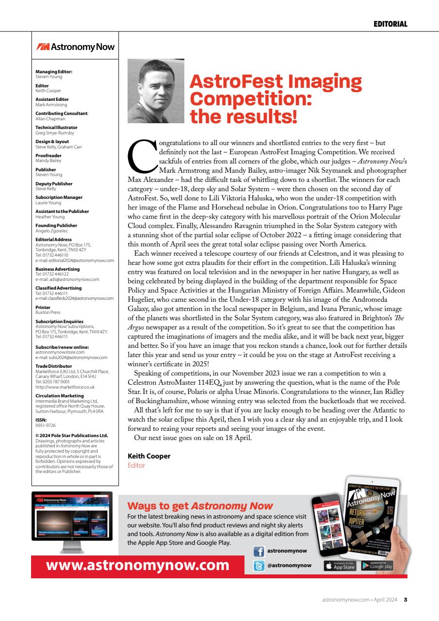 Astronomy Now Preview Pages