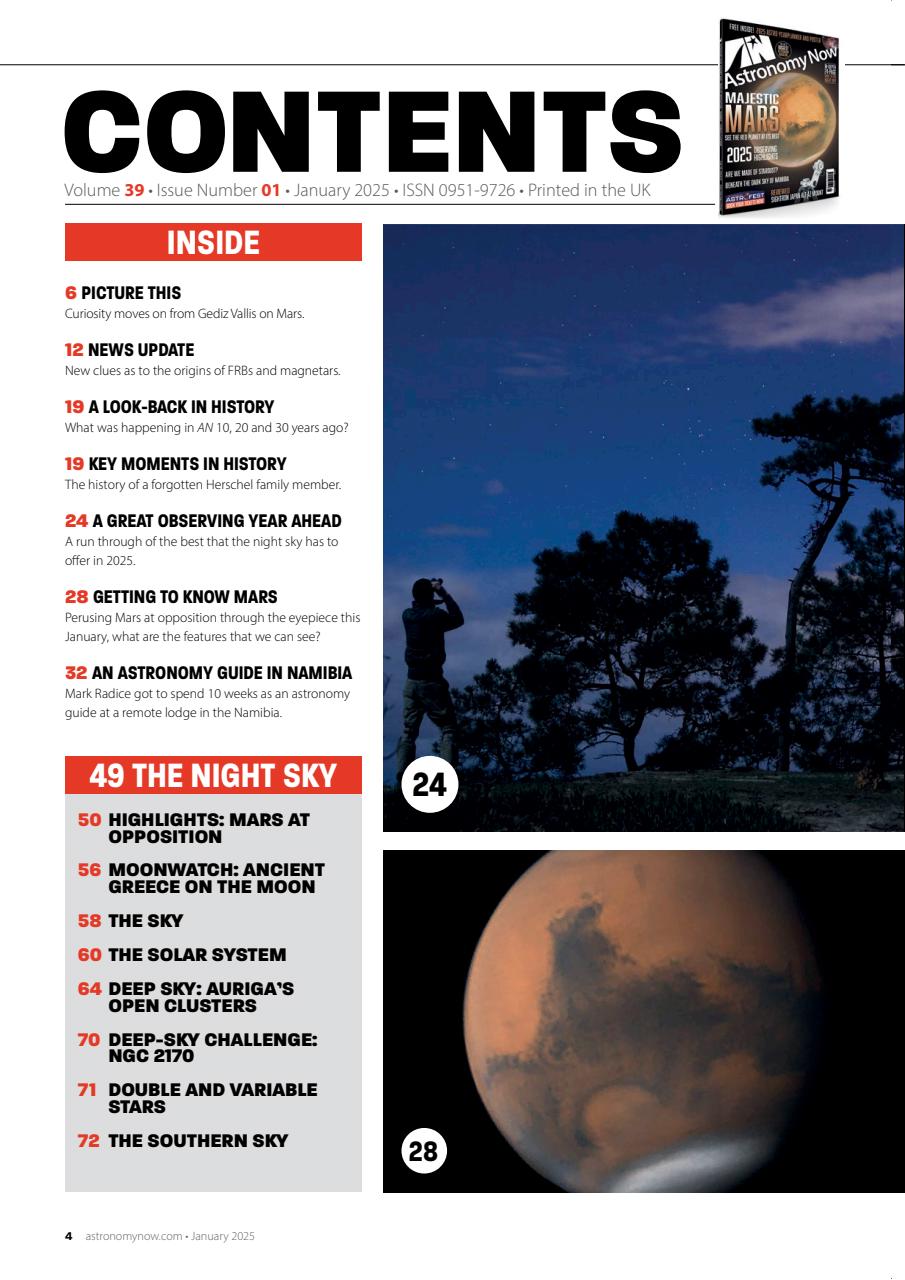 Astronomy Now Preview Pages