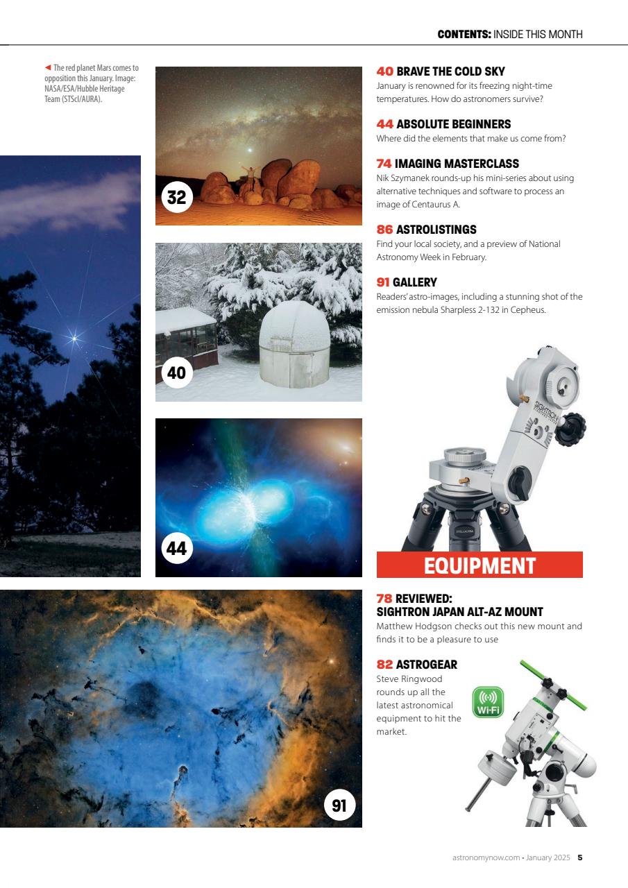 Astronomy Now Preview Pages