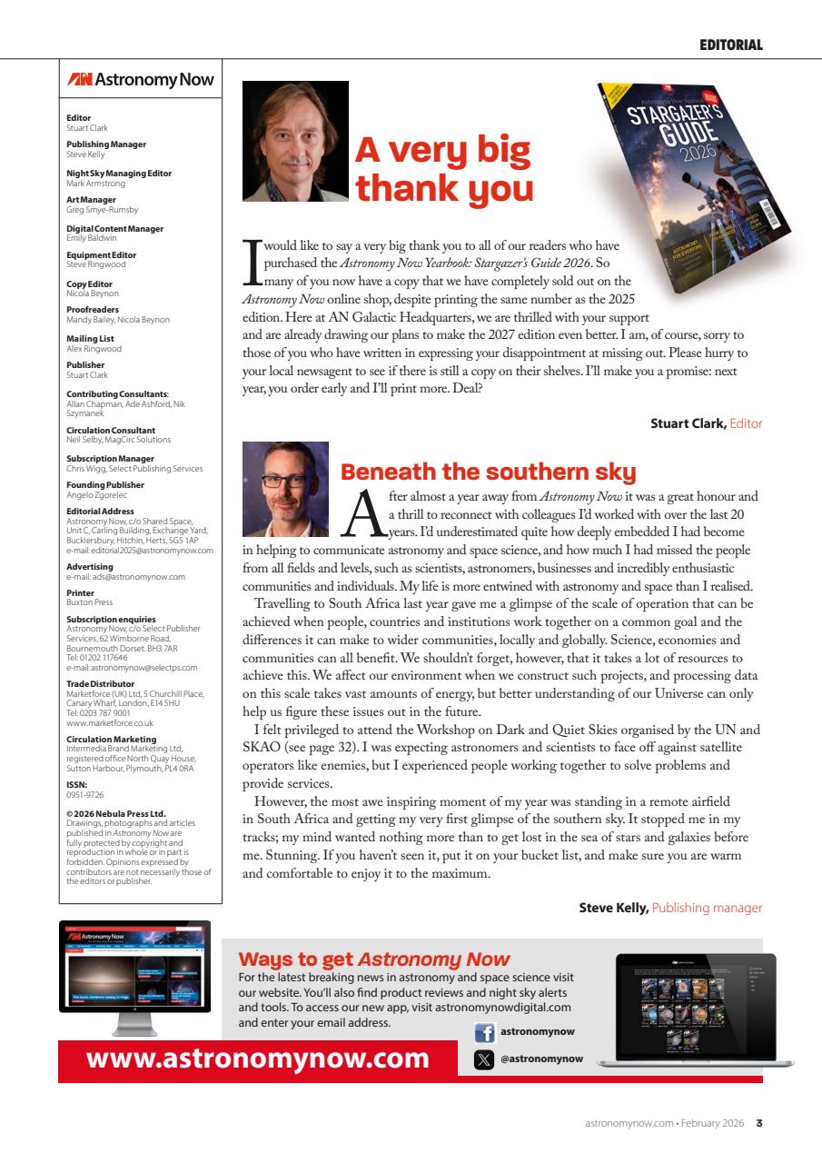 Astronomy Now Preview Pages