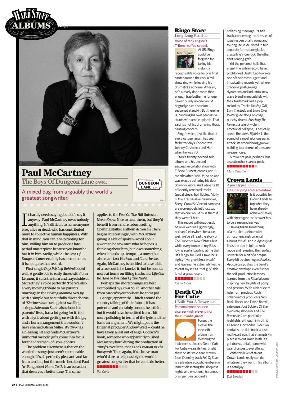 Classic Rock Preview Pages