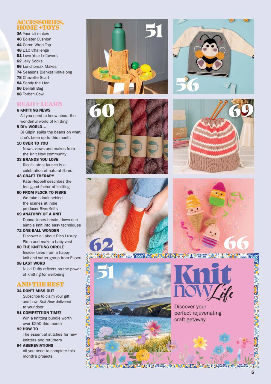 Knit Now Preview Pages