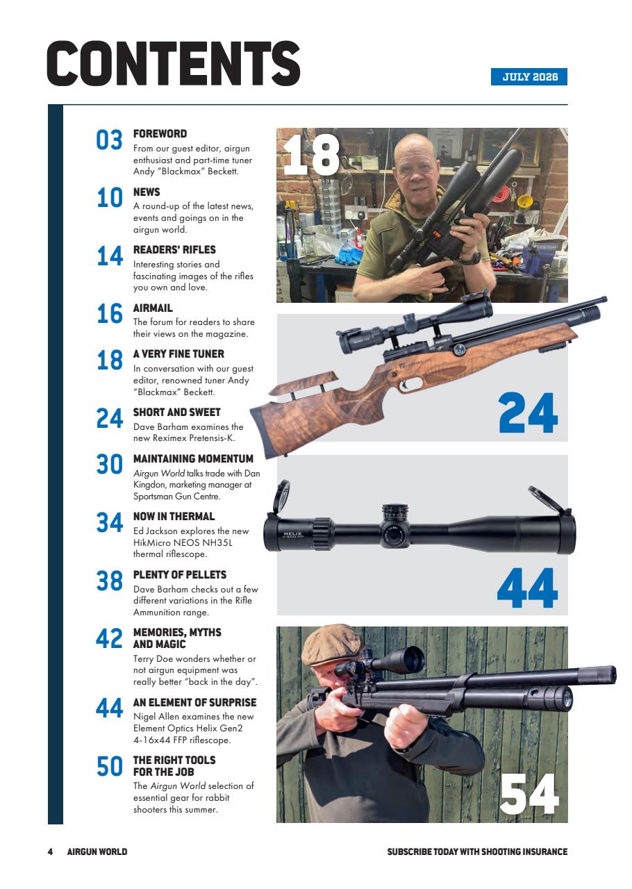 Airgun World Preview Pages