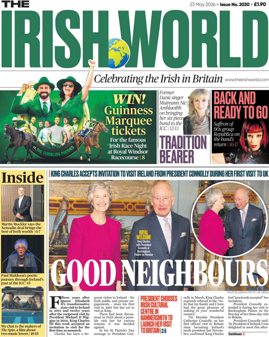 Irish World Preview Pages