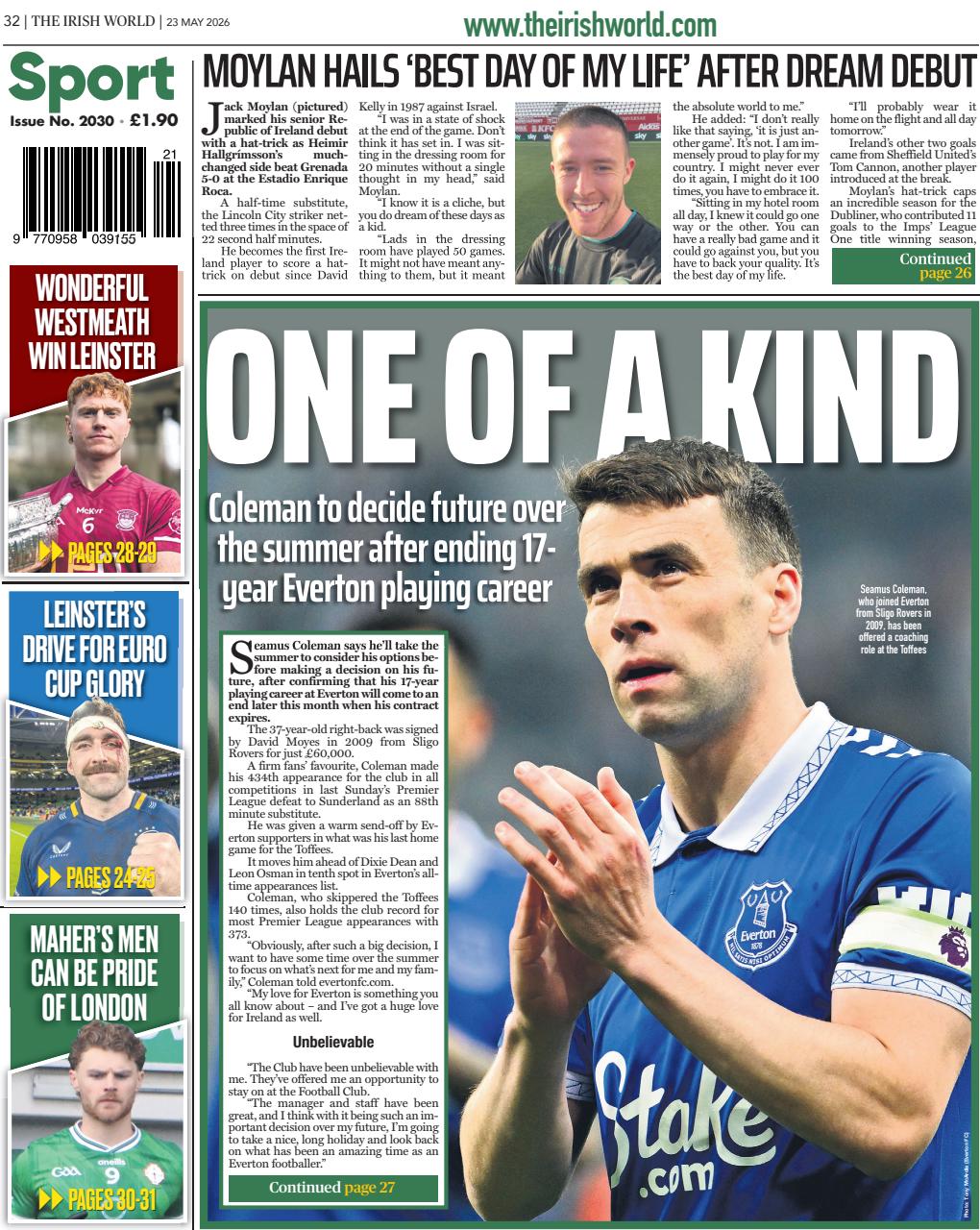 Irish World Preview Pages