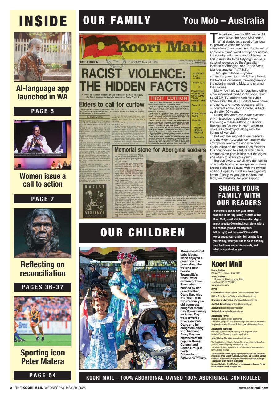 Koori Mail Preview Pages