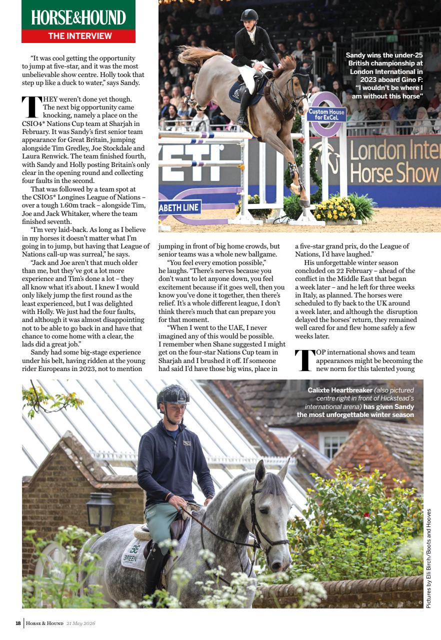 Horse & Hound Preview Pages