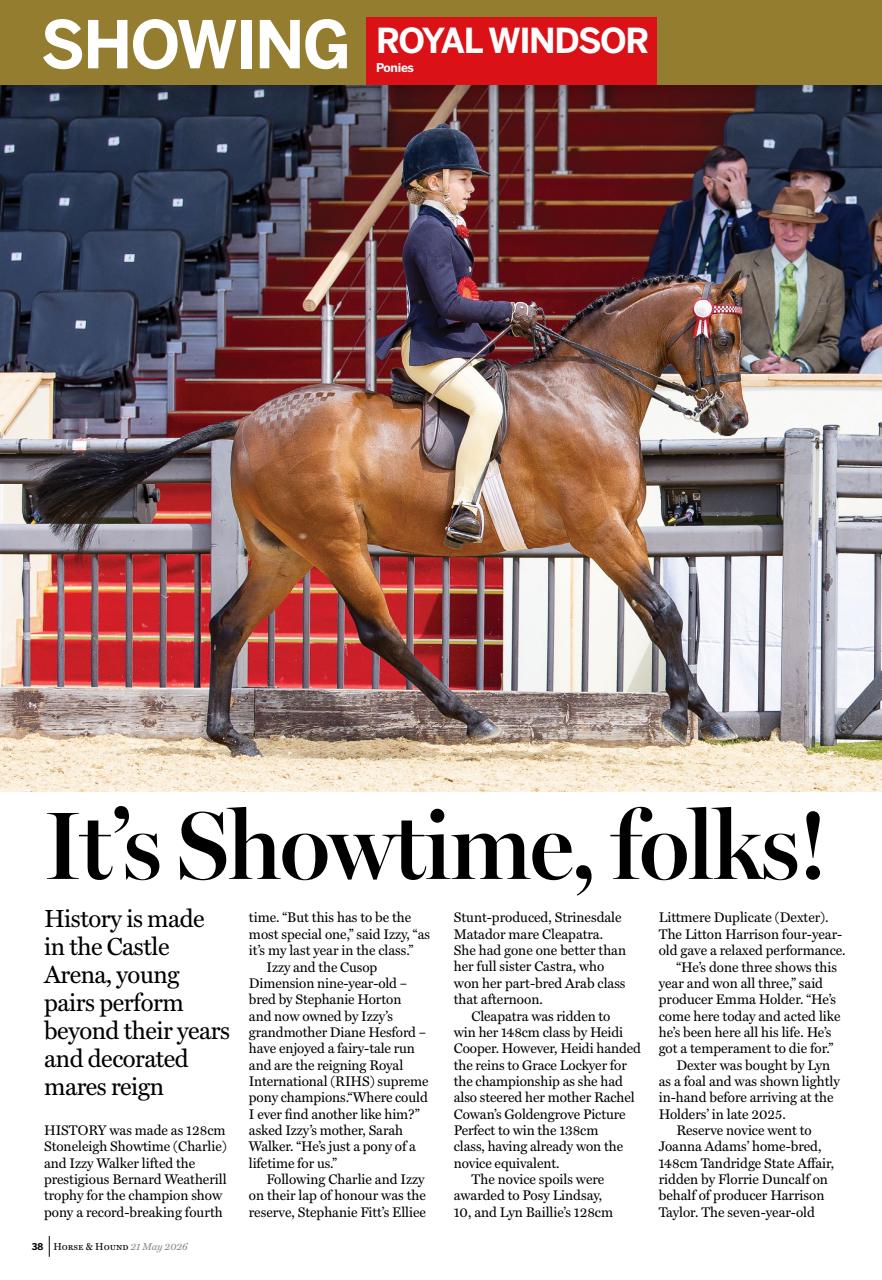 Horse & Hound Preview Pages